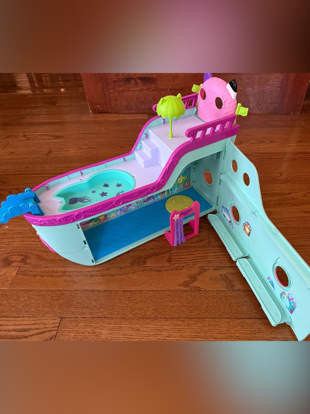 Gabbys Dollhouse ship Playset with mercat